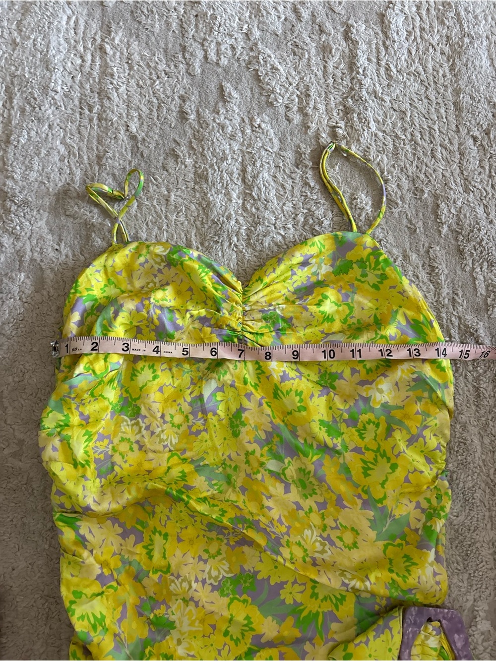 For Love & Lemons Dubois Mini Dress in Freedom Floral Size M - Picture 7 of 8